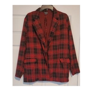 Wild Fable plaid oversized blazer large